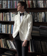 Men's 2-Piece Made to Measure White Tuxedo Suit