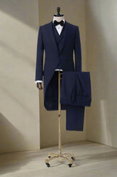Men's Navy Morning Suit Made to Measure