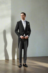 Men's Blue/ Gray Morning Suit Made to Measure