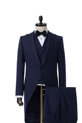 Men's Navy Morning Suit Made to Measure