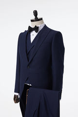 Men's Navy Morning Suit Made to Measure