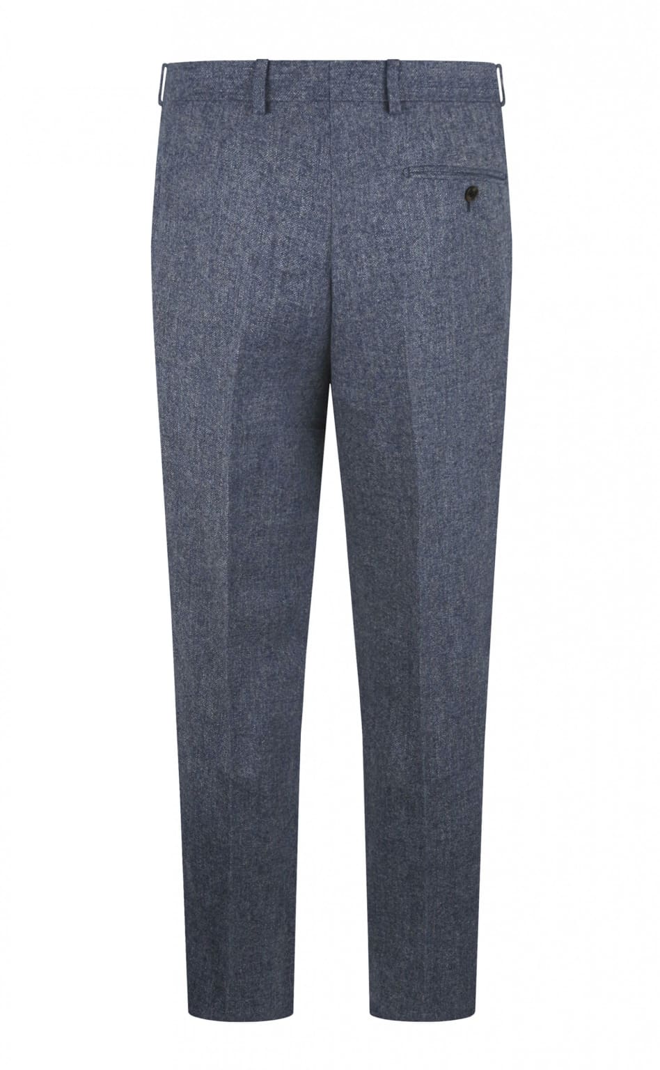 Abraham-Moon-light-blue-pure-wool-light-weight-tweed-trousers-back-barucci