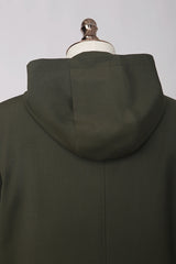 Men's Army Green Trench/ Over Coat Made to Measure