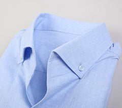 Men's Blue Business Casual Shirt Made to Measure