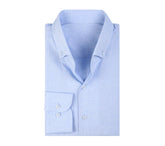 Men's Blue Business Casual Shirt Made to Measure