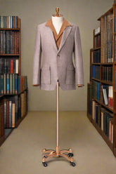 Men's Light Brown Grey Tone Jacket Made to Measure