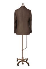 Men's Brown Linen Jacket and Trouser Made to Measure