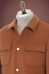 Caramal Brown Lazaro Blouson Jacket