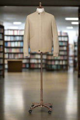 Men's Light Khaki Casual Jacket Made to Measure