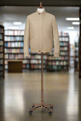 Men's Light Khaki Casual Jacket Made to Measure
