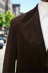 Men's Brown Corduroy Jacket Made to Measure