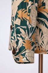 Men's Suit Collar Printed Single-Breasted Shirt Made to Measure