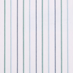 Men's Green Stripe Cotton Shirt Made to Measure