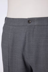 Men's Grey Casual Trouser Made to Measure
