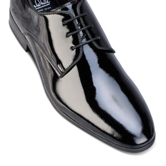 Ivy Men's Black Derby Shoes