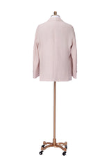 Men's Light Pink Linen Suit Made to Measure