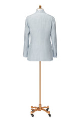 Men's Light Blue Linen Jacket Made to Measure