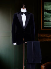 Men's Navy Velvet Jacket Tuxedo Suit Made to Measure