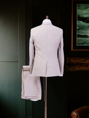 Men's Premium Worsted Wool Stone Suit Made to Measure