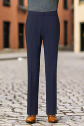 Men's Navy Casual Trouser Made to Measure