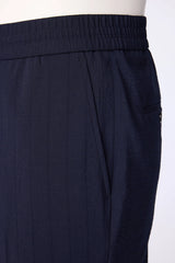 Men's Navy Casual Trouser Made to Measure