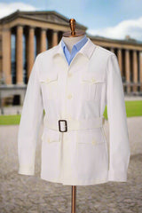 Men's Safari Style Jacket Made to Measure