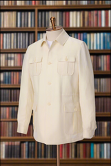 Men's Cream Safari Style Suit Made to Measure