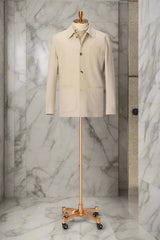 Men's Patch Pocket Overshirt Style Suit Made to Measure