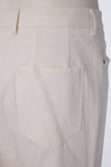 Men's White Casual Trouser Made to Measure