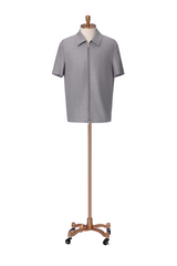 Men's Short Sleeved Full Zip Collared Shirt Made to Measure