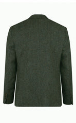Abraham Moon Green Tweed Jacket