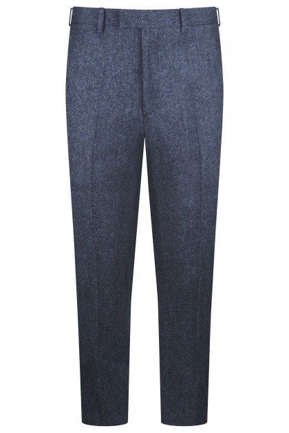 Torre Graf Blue Men’s Trouser - 32S - Suit & Tailoring