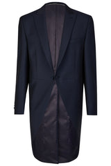 Vitale Barberis Canonico Wool Mohair Navy Morning Coat