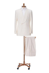 Marzotto White Double Breasted Tuxedo Made to Measure