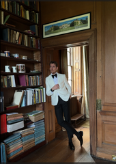 Men's 2-Piece Made to Measure White Tuxedo Suit