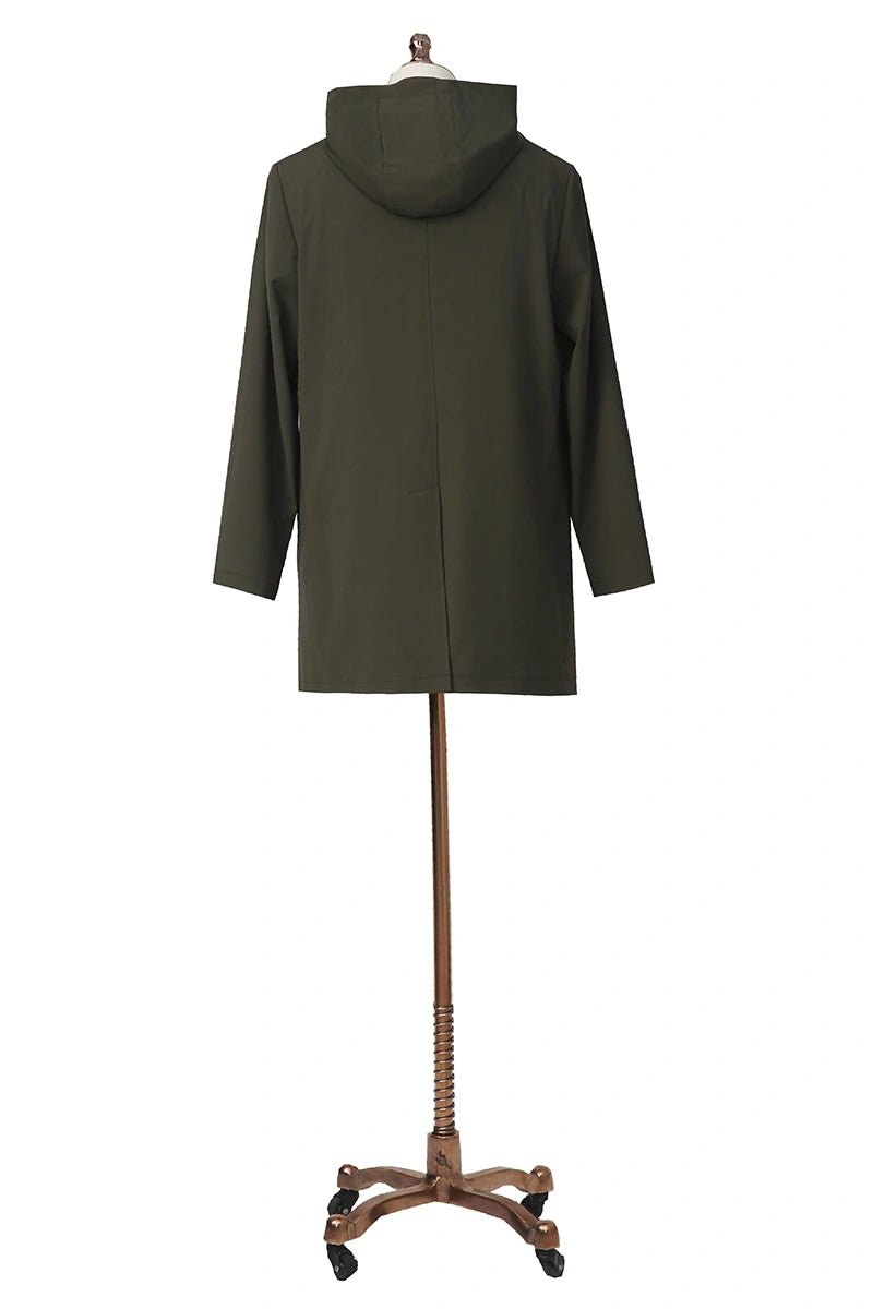 Men's Army Green Trench/ Over Coat Made to Measure