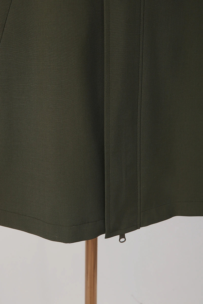 Men's Army Green Trench/ Over Coat Made to Measure