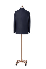 Men's Black Double Breasted Linen Jacket and Khaki Trouser Made to Measure