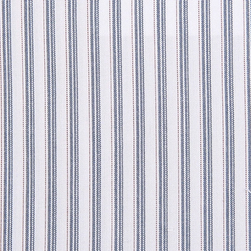 Men's Blue Color Light Striped Pattern Shirt Made to Measure