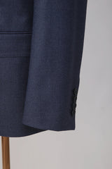 Men's Navy Blue 02 Piece Suit Made to Measure