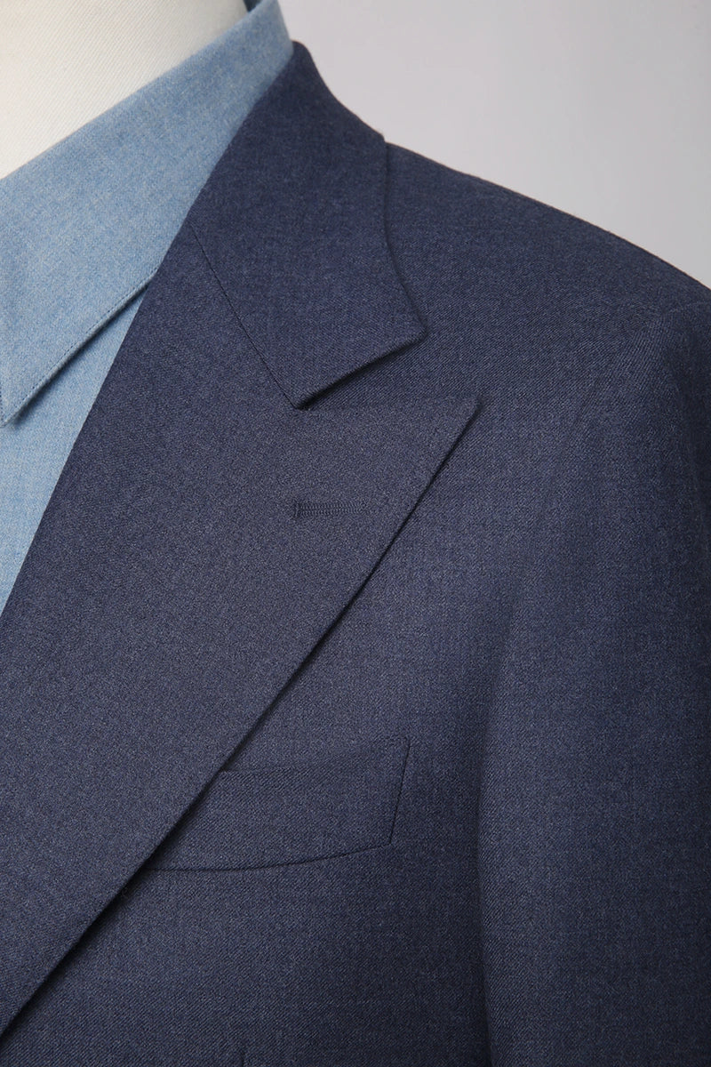 Men's Navy Blue 02 Piece Suit Made to Measure