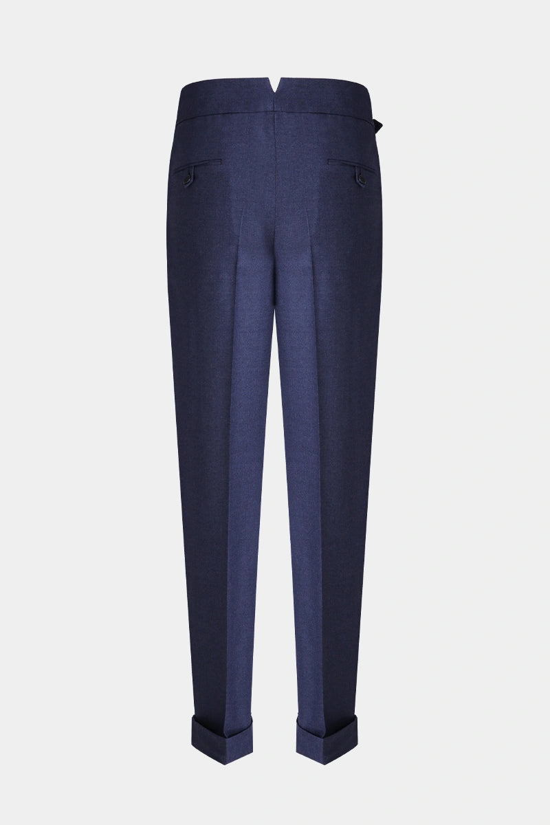 Men's Navy Blue 02 Piece Suit Made to Measure