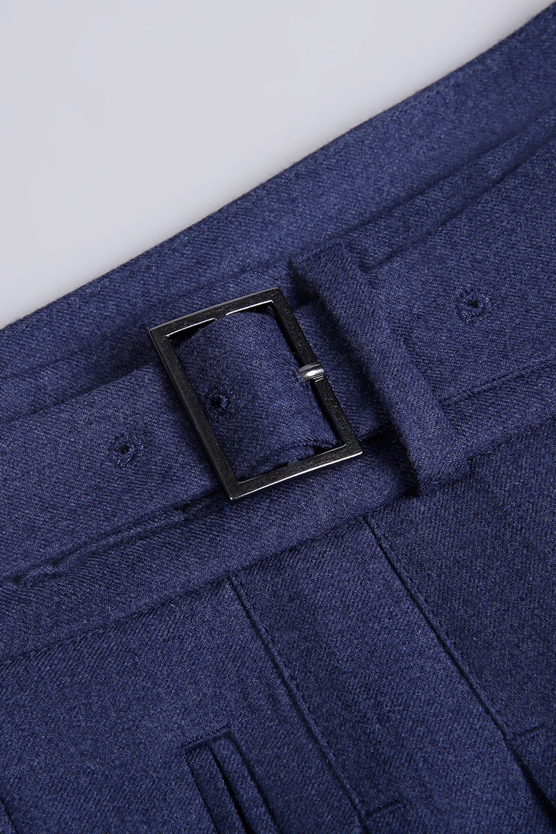 Men's Navy Blue 02 Piece Suit Made to Measure