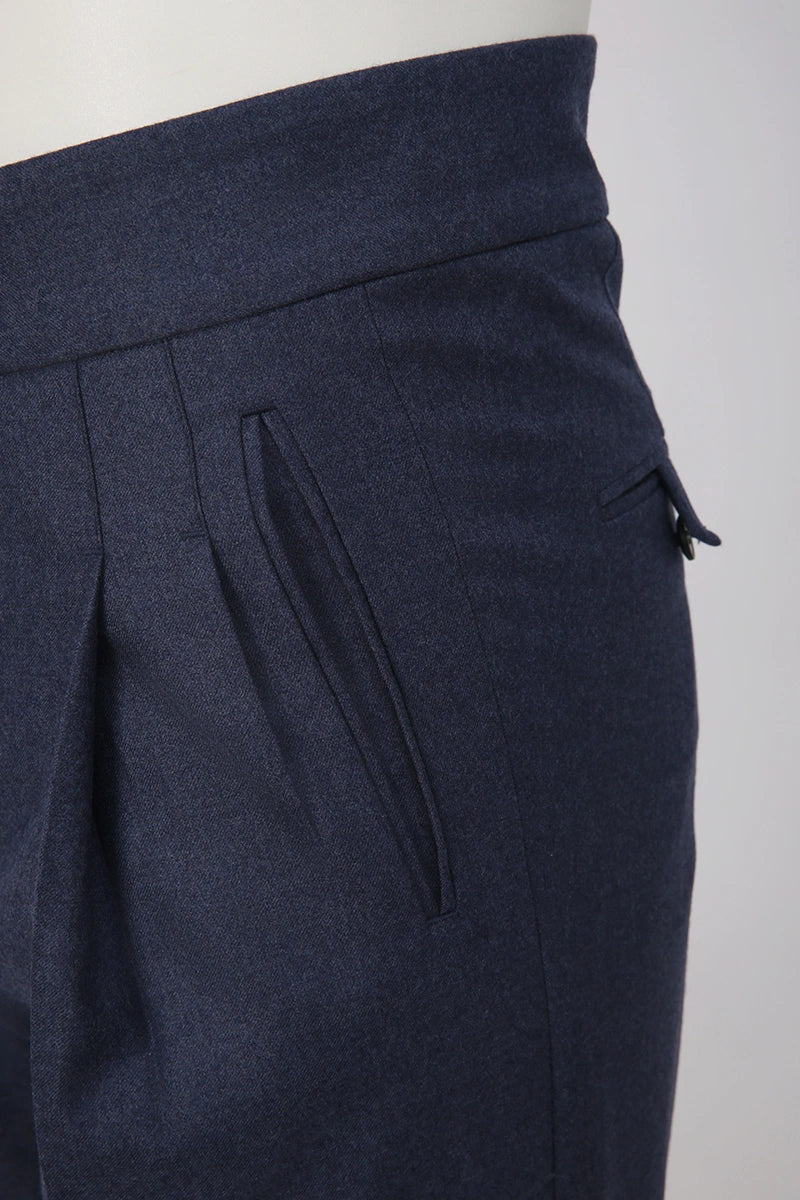 Men's Navy Blue 02 Piece Suit Made to Measure