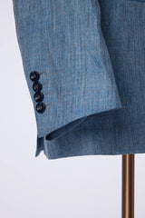 Men's Blue Grey Suit Made to Measure