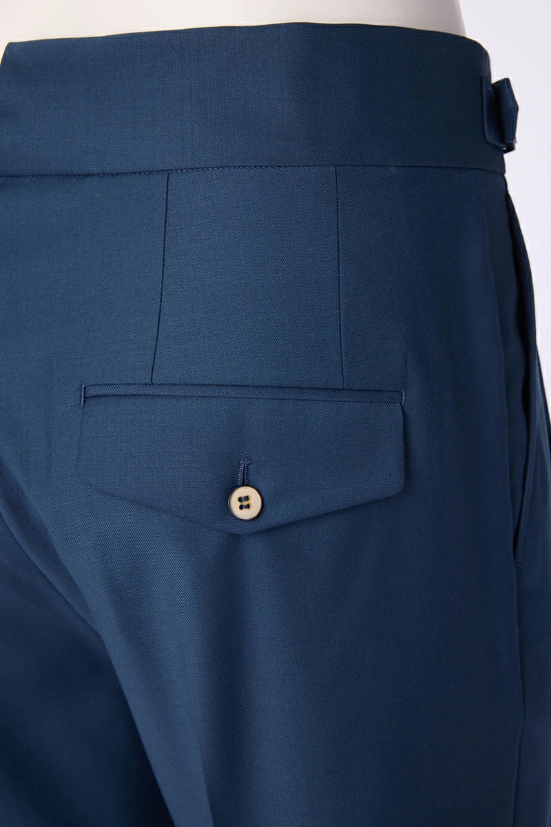 Men's Navy Double Breasted Suit Made to Measure
