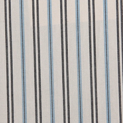 Men's Grey with Blue Striped Shirt Made to Measure