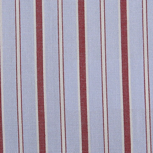 Men's Grey with Blue Striped Shirt Made to Measure