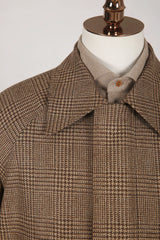 Men's Brown Plaid Casual Jacket Made to Measure