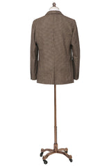 Men's Coffee colour Business Casual Jacket Made to Measure